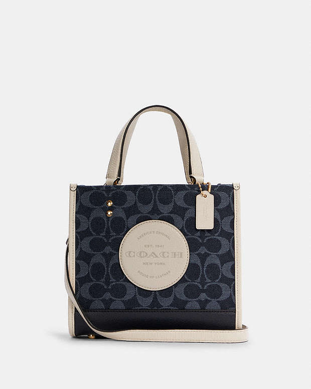 公式】コーチアウトレット | デンプシー トート 22 シグネチャー ジャ
