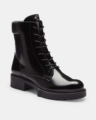 極美品】COACH ライラブーティ ブーツ ボルドー CW710 公式】コーチ