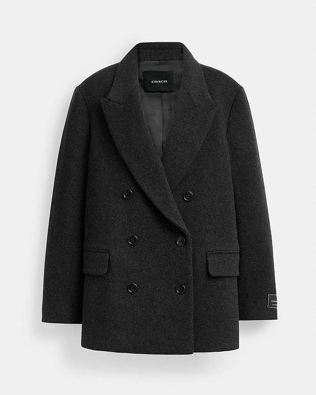 公式】COACH – コーチ | ショート コート・リサイクル ウール