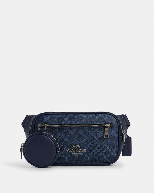 COACH® PT | Elias Belt Bag In Signature Canvas