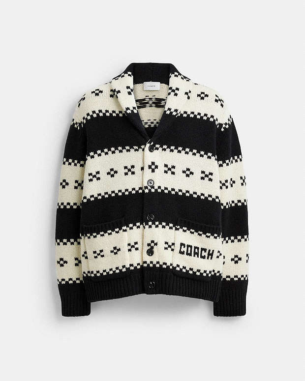 公式】COACH – コーチ | ショール カラー カーディガン