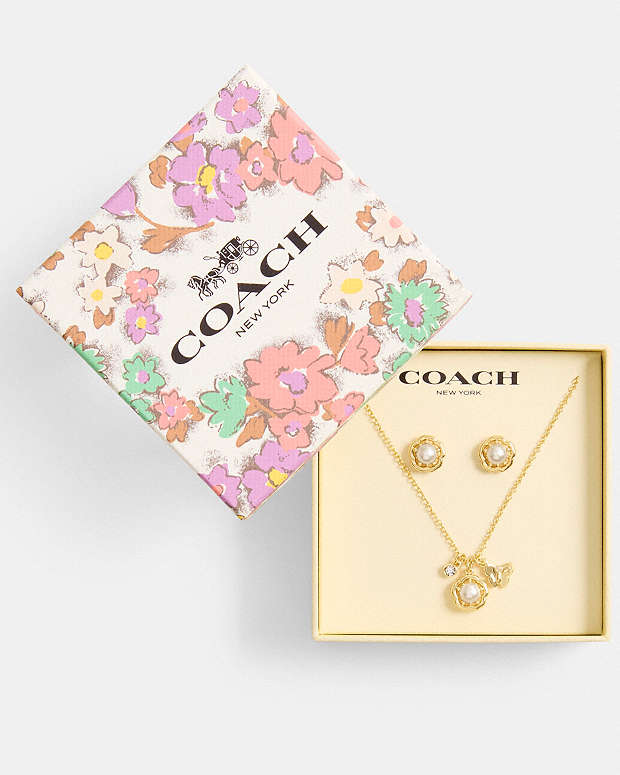 公式】COACH – コーチ | ティー ローズ パール ネックレス アンド