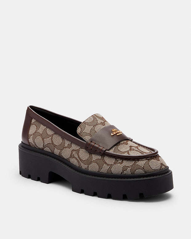 COACH® PT | Lucy Loafer In Signature Jacquard