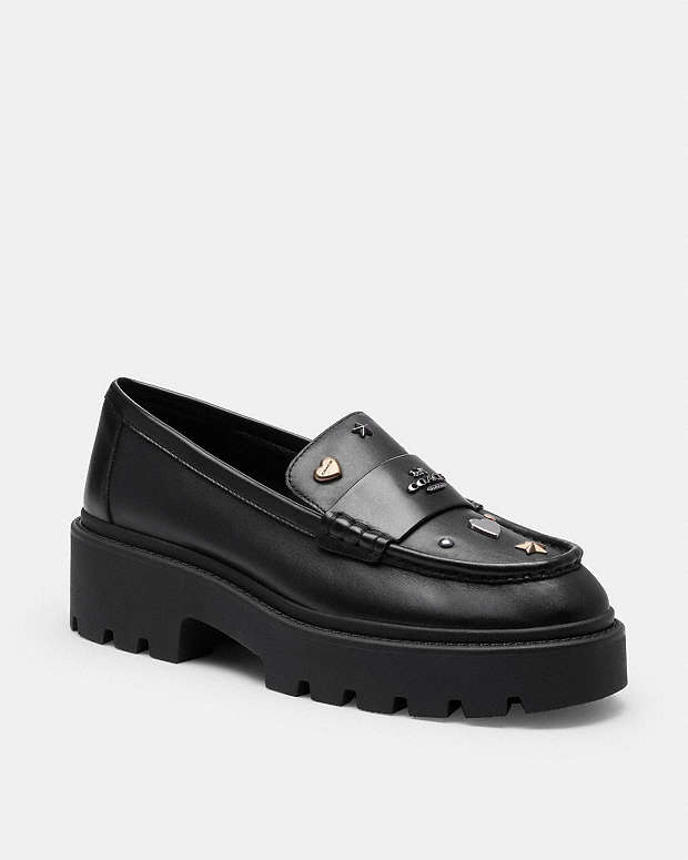 COACH® CH | Lucy Loafer With Embellishment