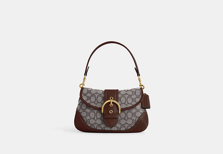 Soho Flap Bag In Signature Jacquard