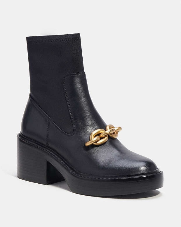 COACH✨コーチ✨ブーティー✨ショートブーツ✨23cm✨スタッズ付✨即