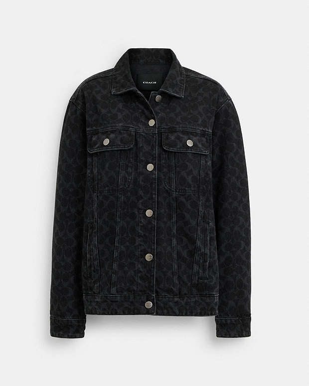 公式】コーチアウトレット | シグネチャー デニム ジャケット