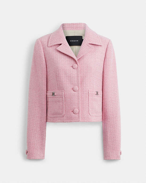 公式】COACH – コーチ | ヘリテージ C ツイード ジャケット