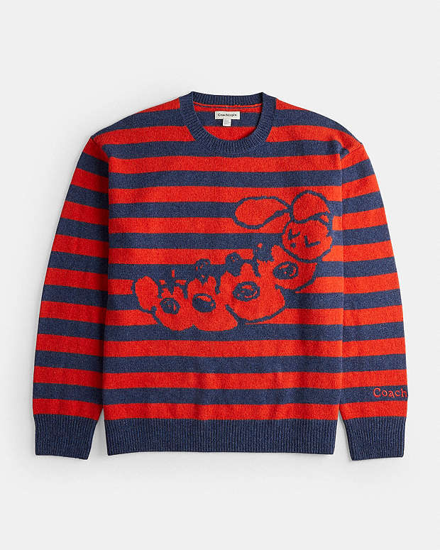 公式】COACH – コーチトピア™ | ストライプ クルーネック セーター