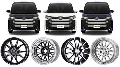 ノアのホイール～軽快にもラグジュアリーにも！90系ノアに適合する社外