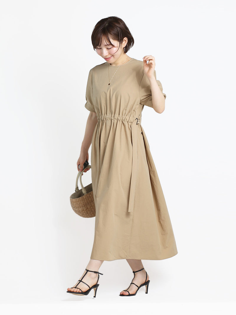 オーガニックタイプライターバックカシュクールワンピース – Cobitto