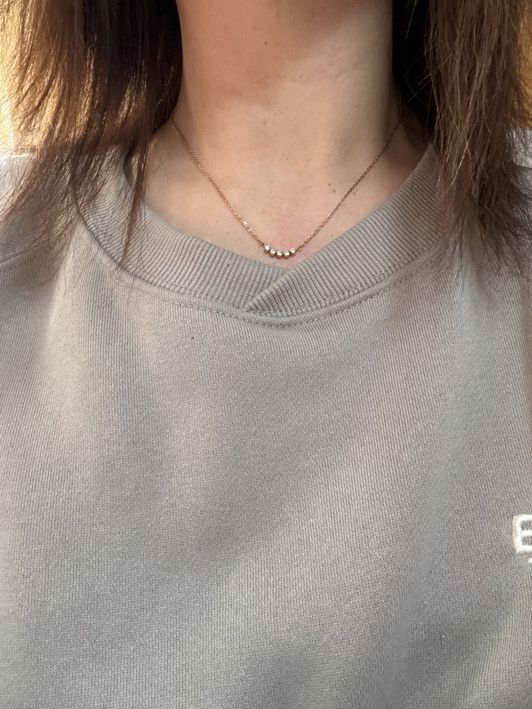 直営店限定】Lierrey カーブ ネックレス（レディース／長さ：42cm