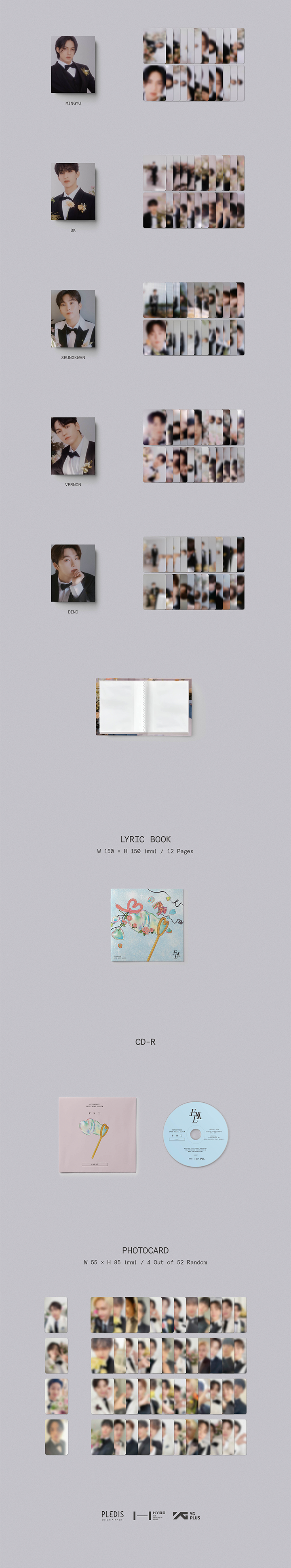 SEVENTEEN - FML 10TH MINI ALBUM CARAT VER. WEVERSE GIFT VER