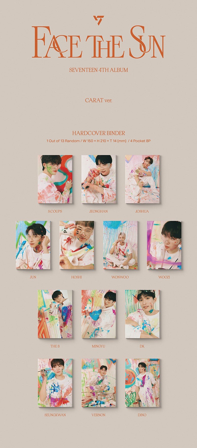 SEVENTEEN - 4TH FULL ALBUM FACE THE SUN (CARAT VER.) | COKODIVE