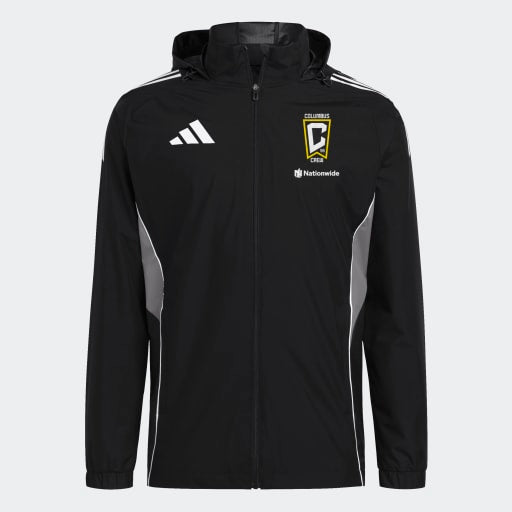 Columbus Crew adidas 2025 Nationwide Full Zip All Weather Jacket