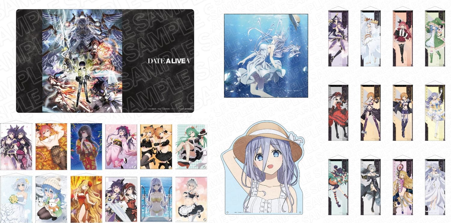 デート・ア・ライブV 崇宮澪らのイラストを使用した新作グッズ 7月発売!