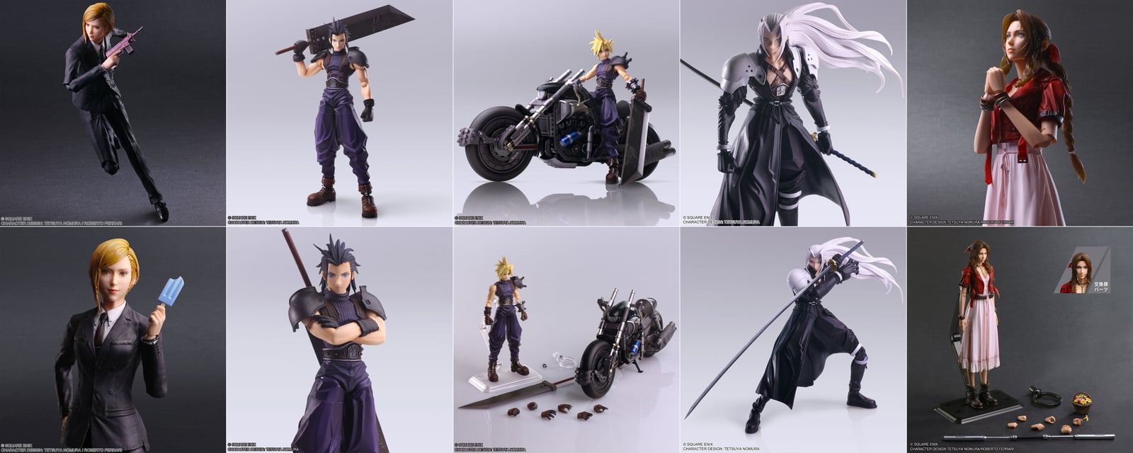 FF7 クラウドやザックスの新作ブリングアーツ発売! セフィロス再販決定!