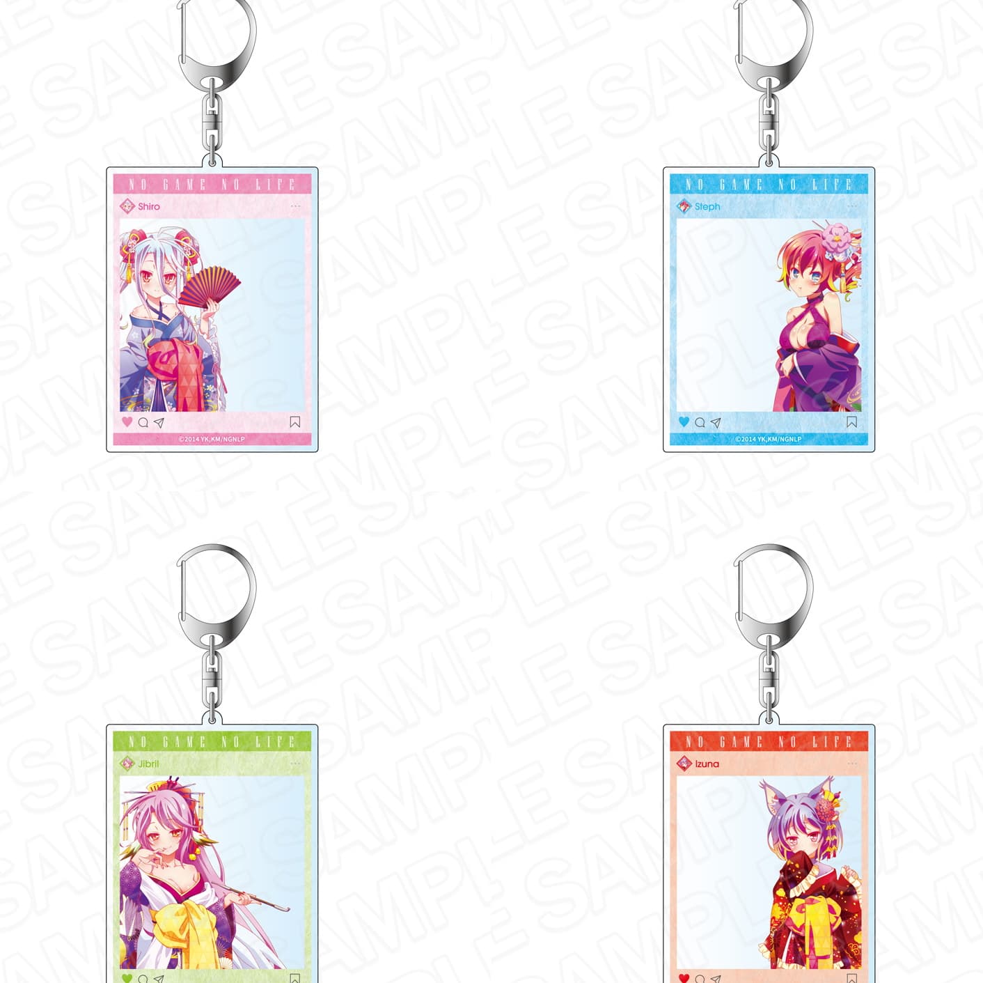 ノゲノラ 白やジブリールたちの和服サイバー 描き下ろしグッズ 9月発売