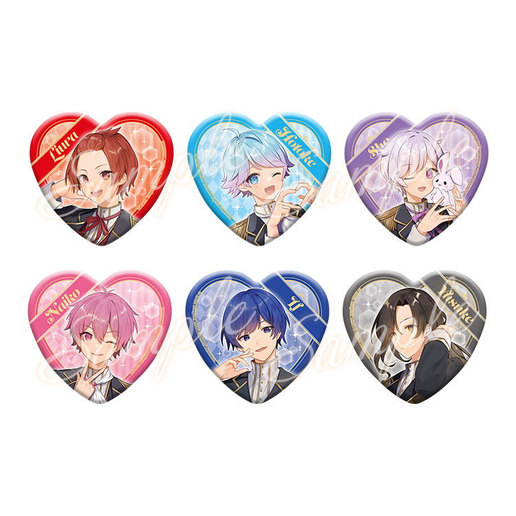 いれいす × ファミリーマート 1月26日より描き下ろし缶バッジ発売!