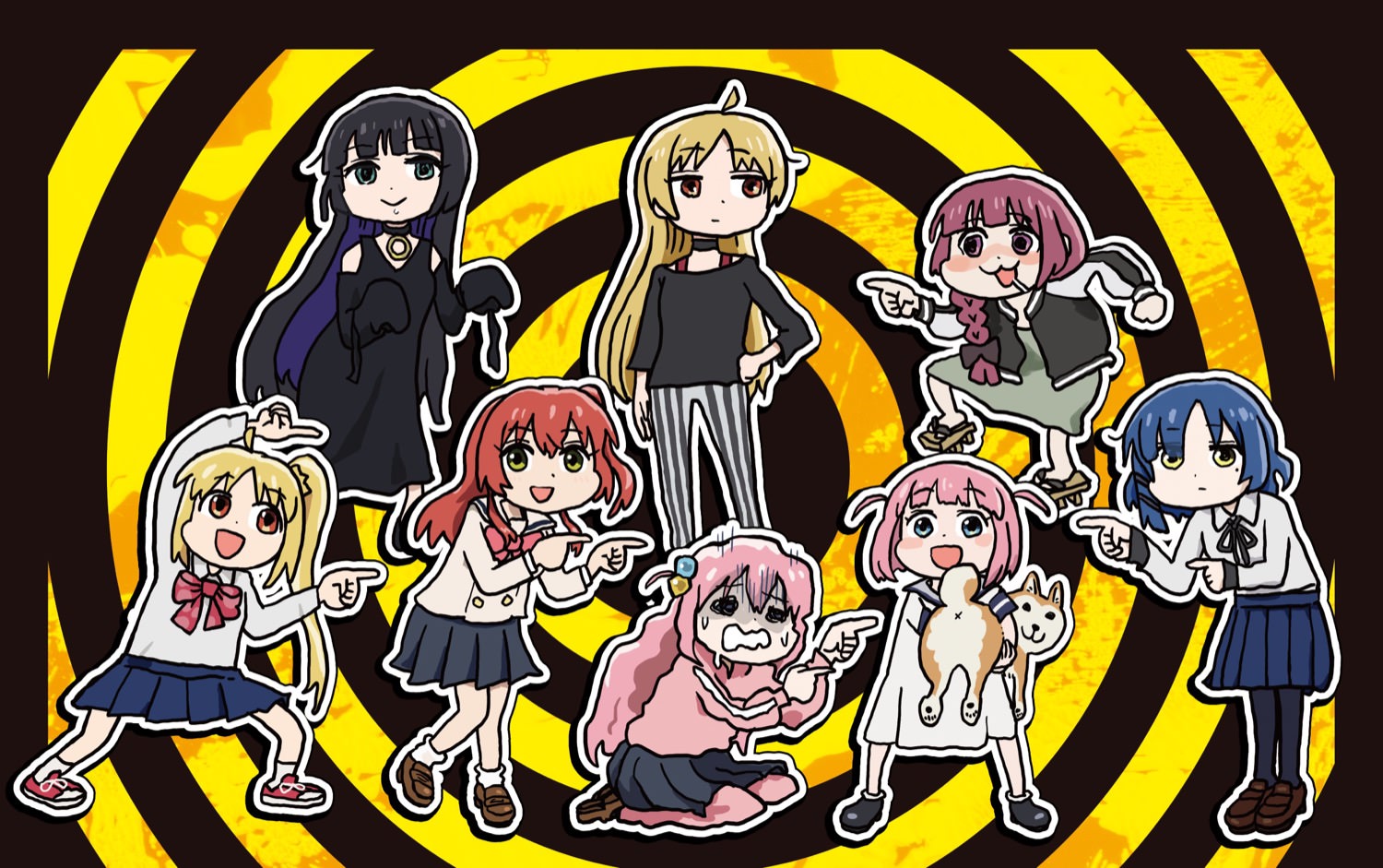 ぼっち・ざ・ろっく! × くまみね 描き起こしグッズ 11月29日より登場!