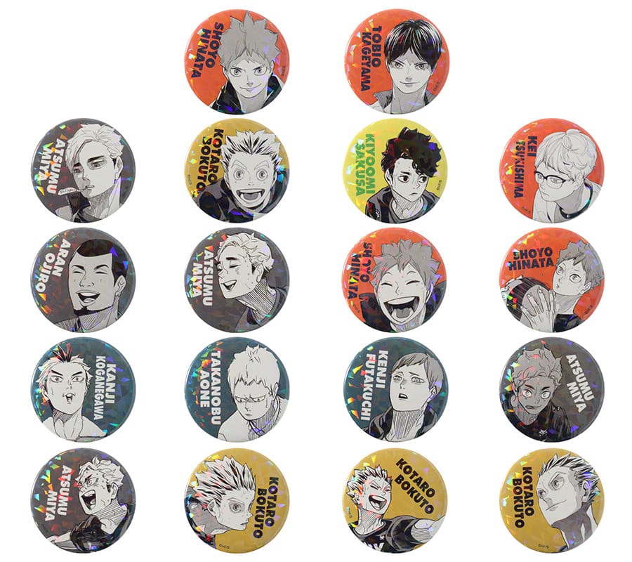 ハイキュー!! オールスター缶バッジ 11.9-30 JCS限定で受注販売!!