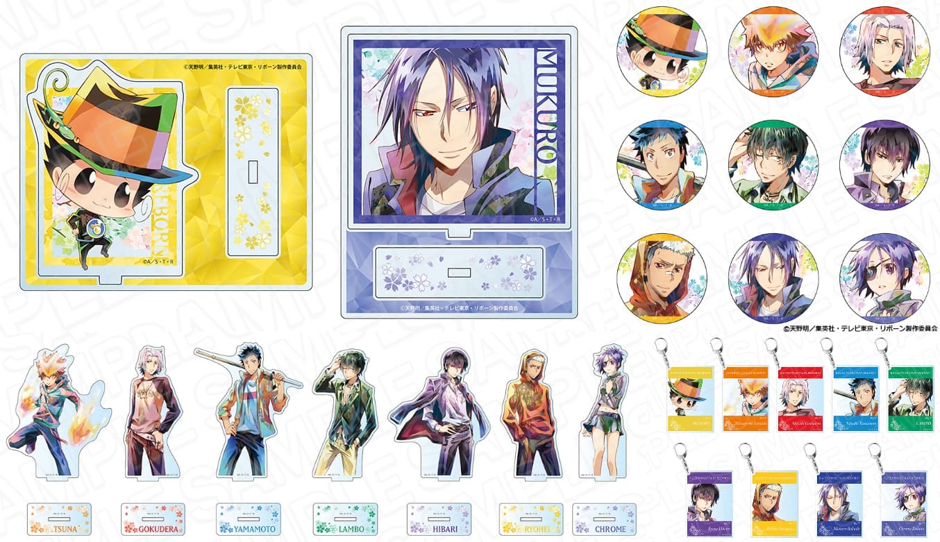 家庭教師ヒットマンReborn！上海限定 アクリルコースター 全種セット