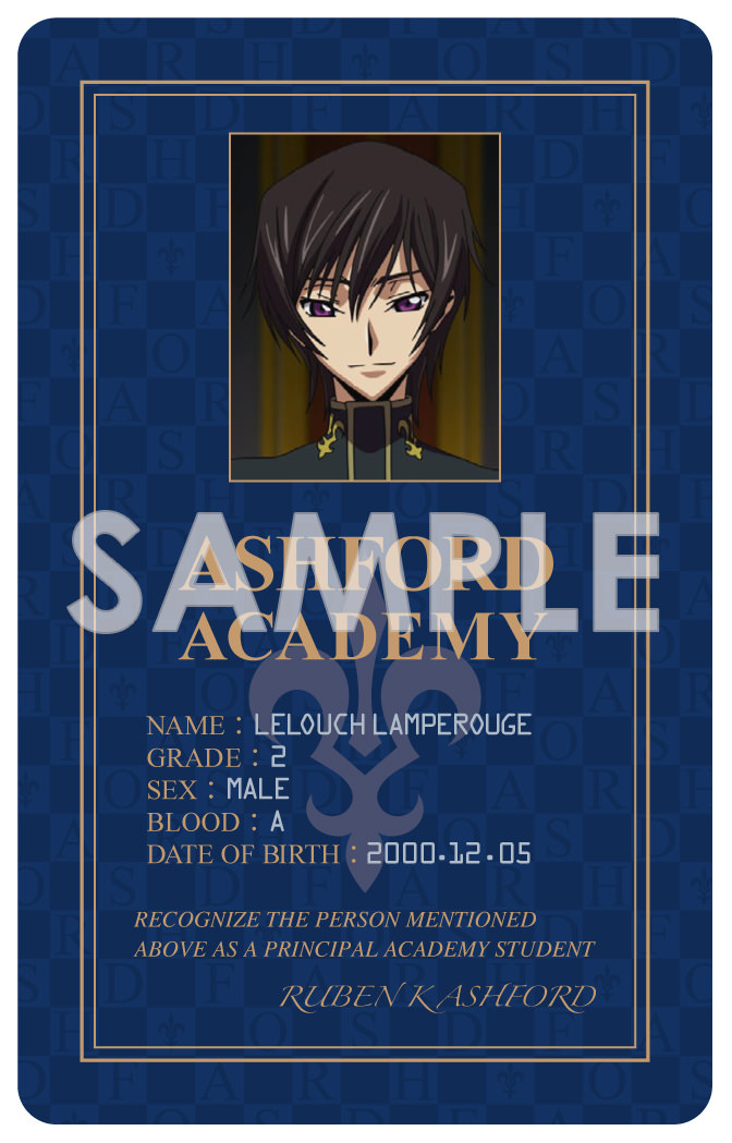 アニメ「コードギアス 反逆のルルーシュ」2/3-2/12 ルルーシュ展 開催！