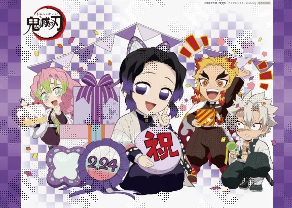 鬼滅の刃 蟲柱「胡蝶しのぶ」の誕生日を記念したufotable描き下ろし登場!