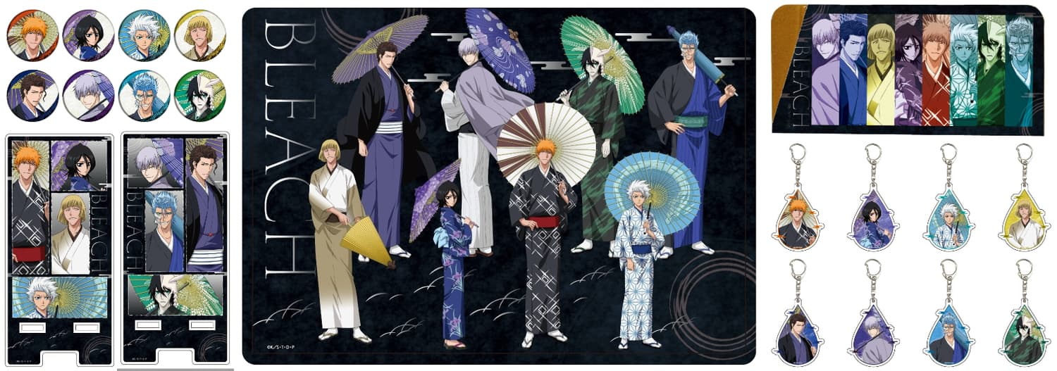 BLEACH 一護たちが番傘を持った 新規描き下ろしグッズ 10月下旬発売!