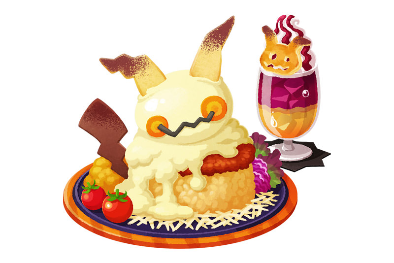 ポケモンカフェ 9.26-11.8 ミミッキュの形をしたハロウィンメニュー登場!