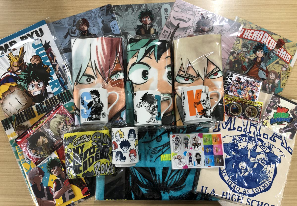 僕のヒーローアカデミア 原作グッズ詰め合わせプレゼント 8月31日まで!