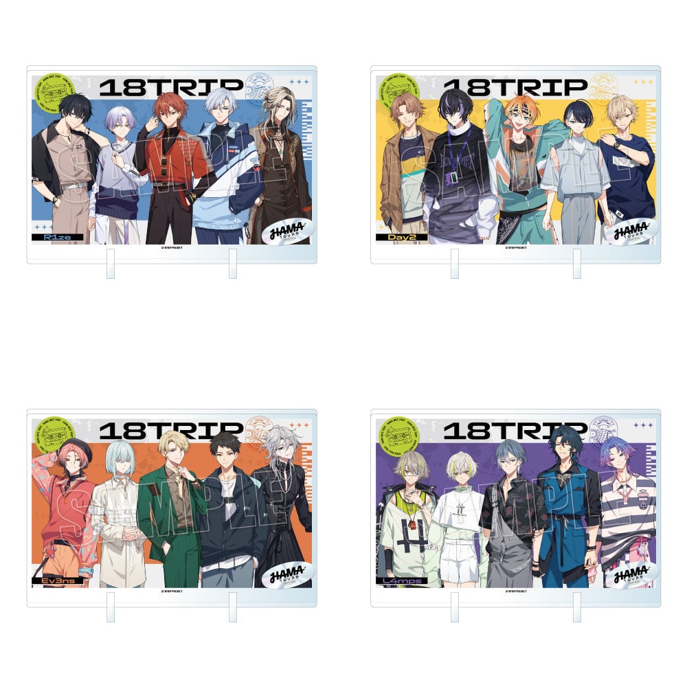 18TRIP 西園練牙ら20キャラから選べる缶バッジなど新作グッズ 2月発売!