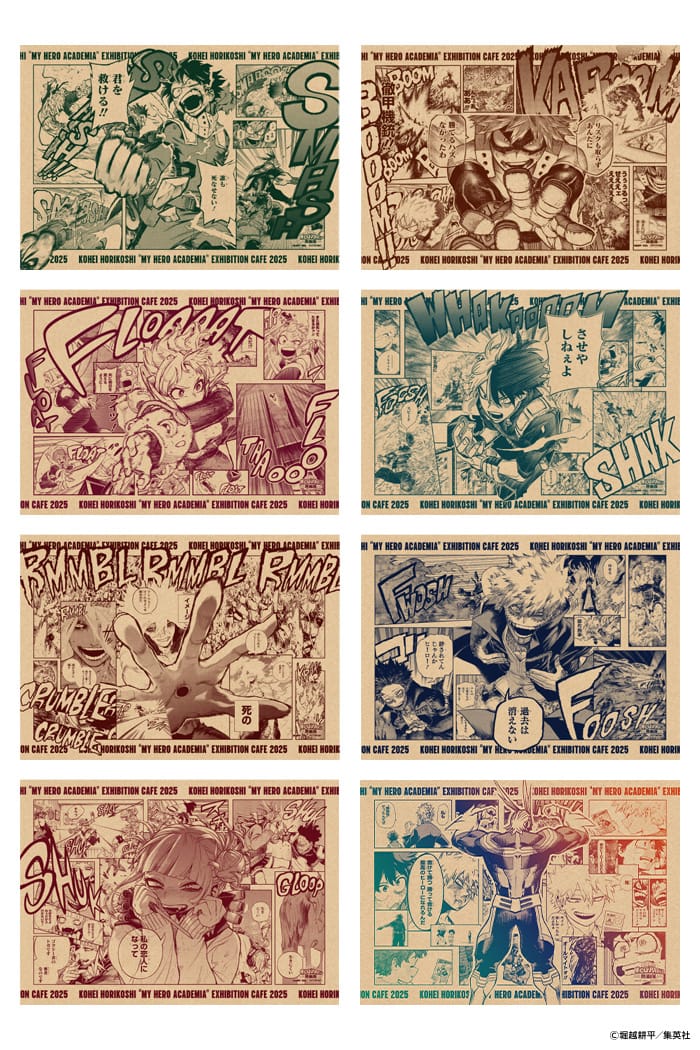 僕のヒーローアカデミア 原画展テーマカフェ in 東京 6月21日より開催!