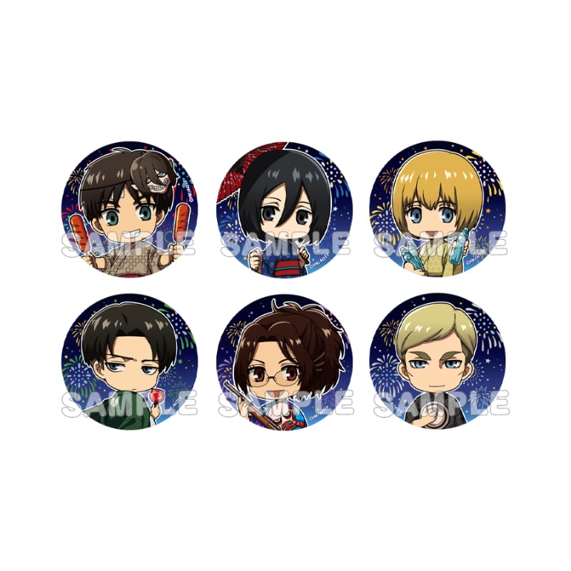 進撃の巨人 エレンやリヴァイら 縁日テーマの描き下ろしグッズ 3月発売!