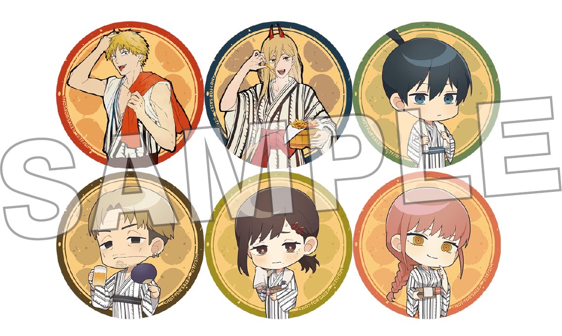 チェンソーマン × 極楽湯&らくスパ 12月7日より湯上がりコラボ開催!