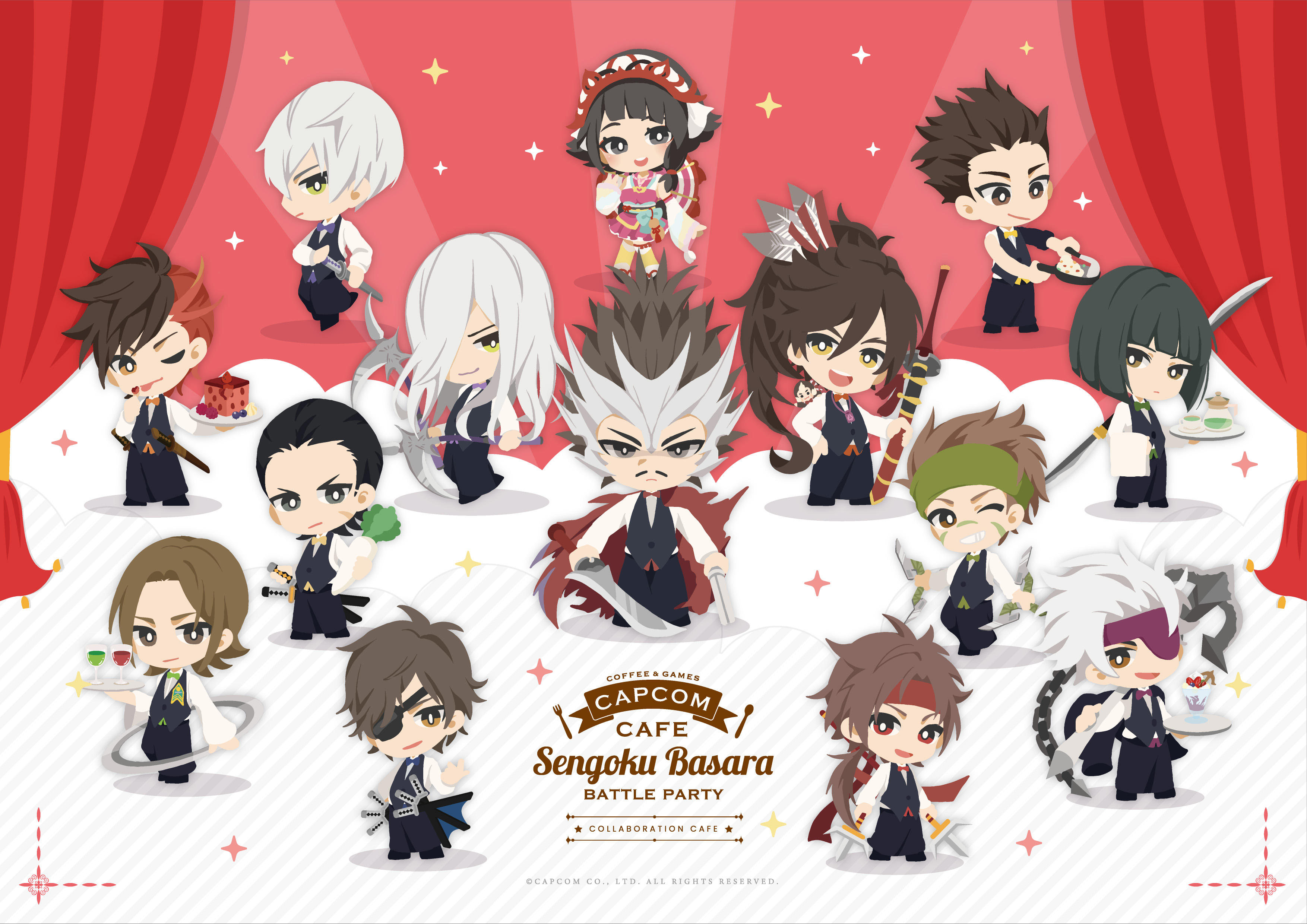 戦国BASARA バトルパーティー』× カプコンカフェ コラボカフェ開催