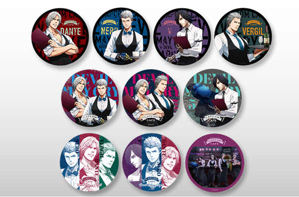 デビルメイクライ カプコンカフェ 缶バッジ ダンテ デビルメイクライ