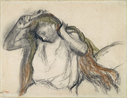 髪をとかす女|エドガー・ドガ |所蔵作品検索｜国立西洋美術館