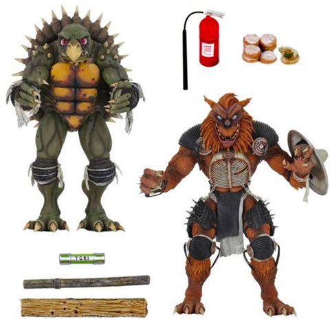 NECA Teenage Mutant Ninja Turtles Movie TMNT 2 Tokka & Razhar 2