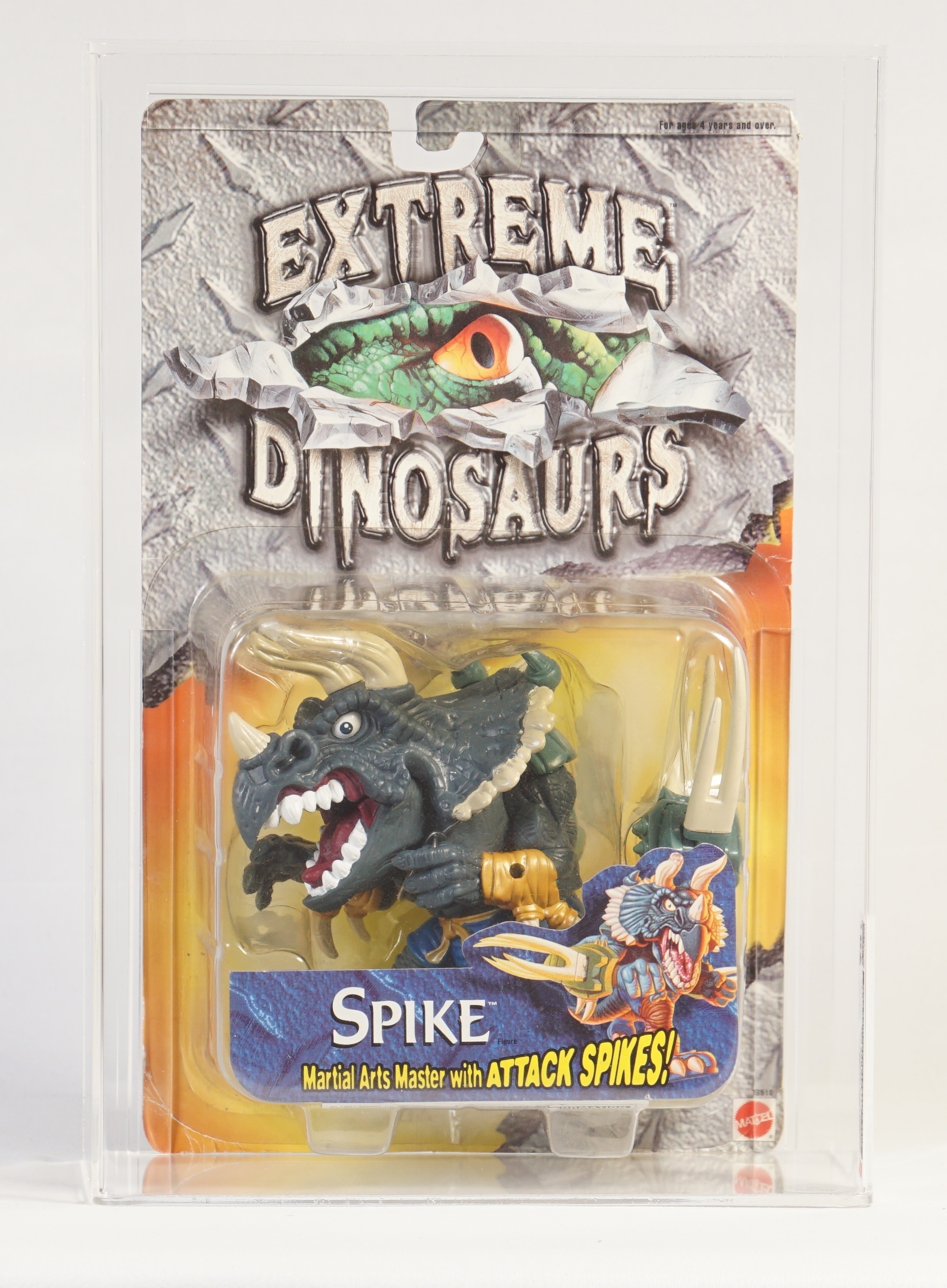 1997 Mattel Extreme Dinosaurs Carded Action Figure - Spike