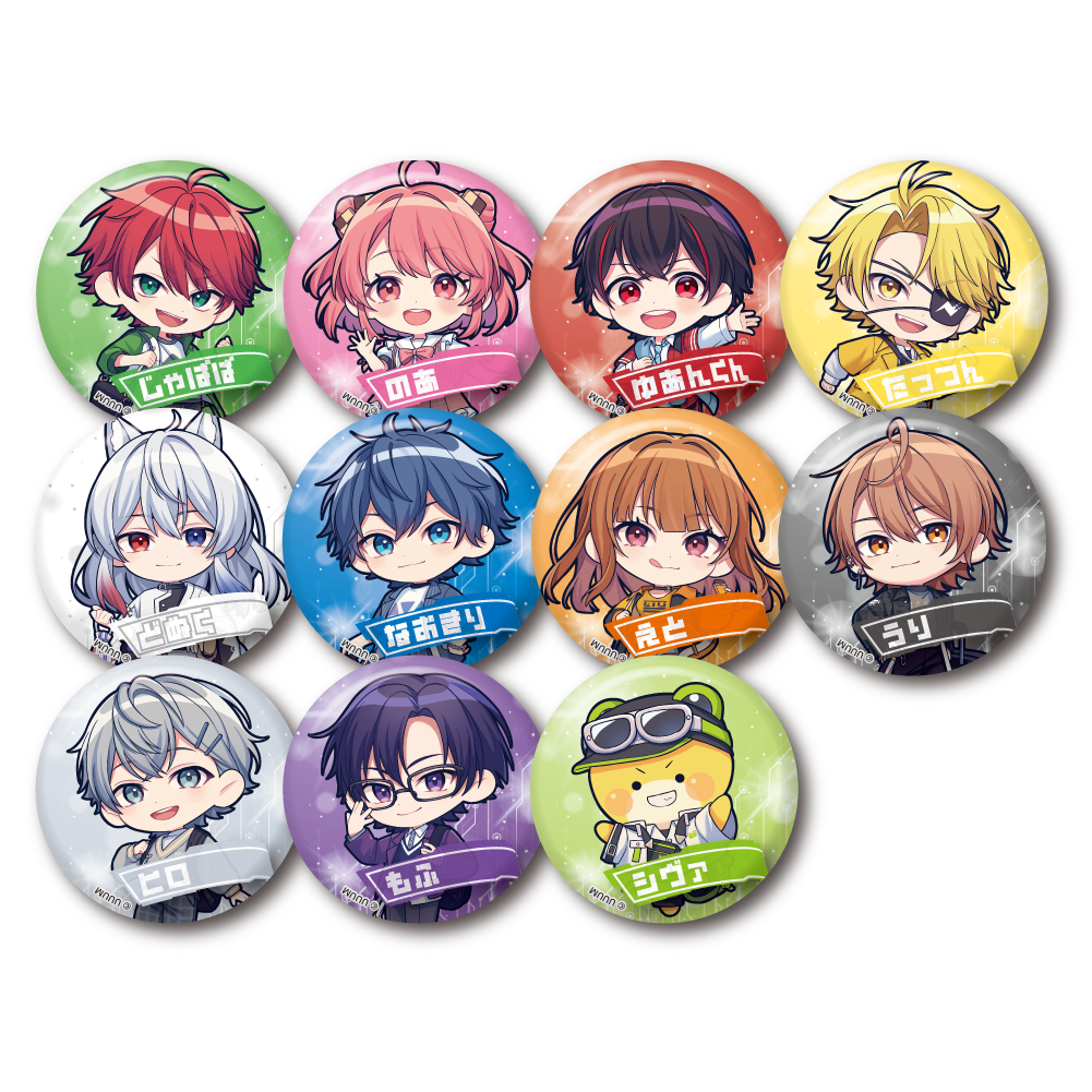 カラフルピーチ×タワー共通グッズ トレーディング缶バッジ – カラフル