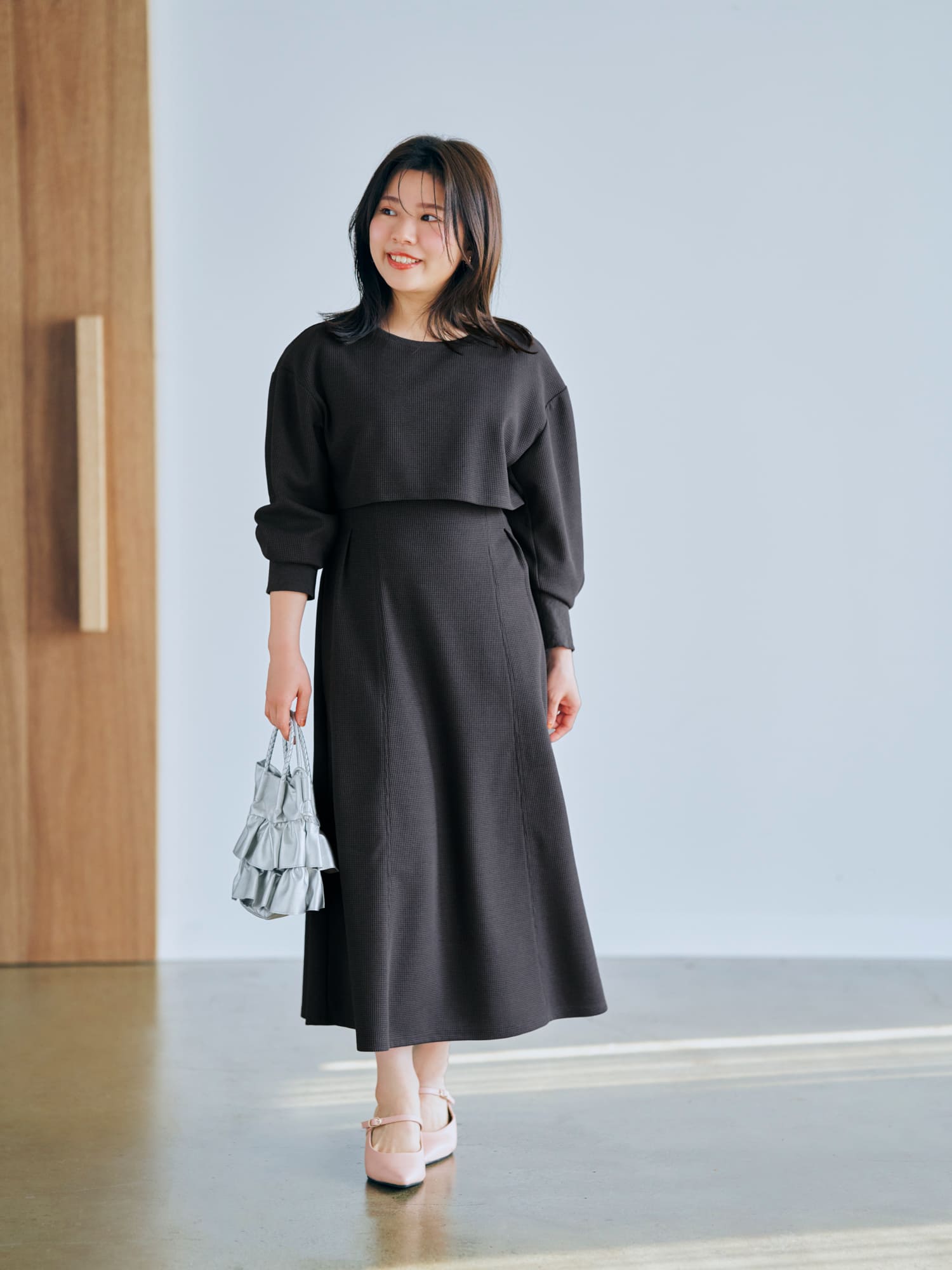 クロップドトップスワンピースセット-short & regular | 小柄・低身長