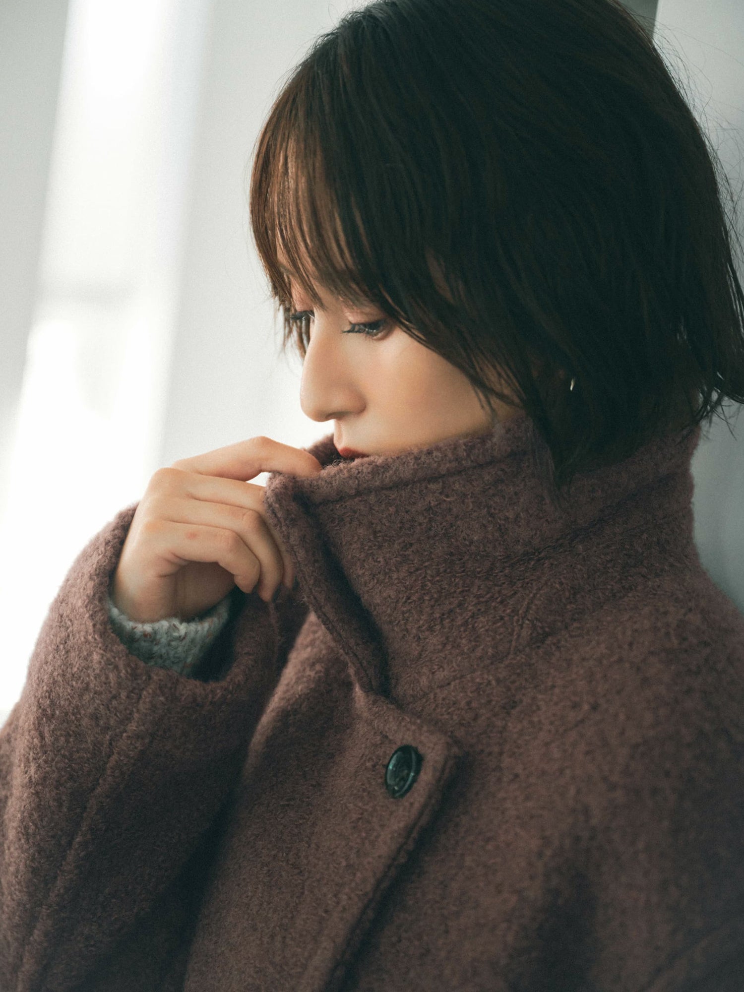 ウールループダブルコート | 小柄・低身長女性向けファッション通販