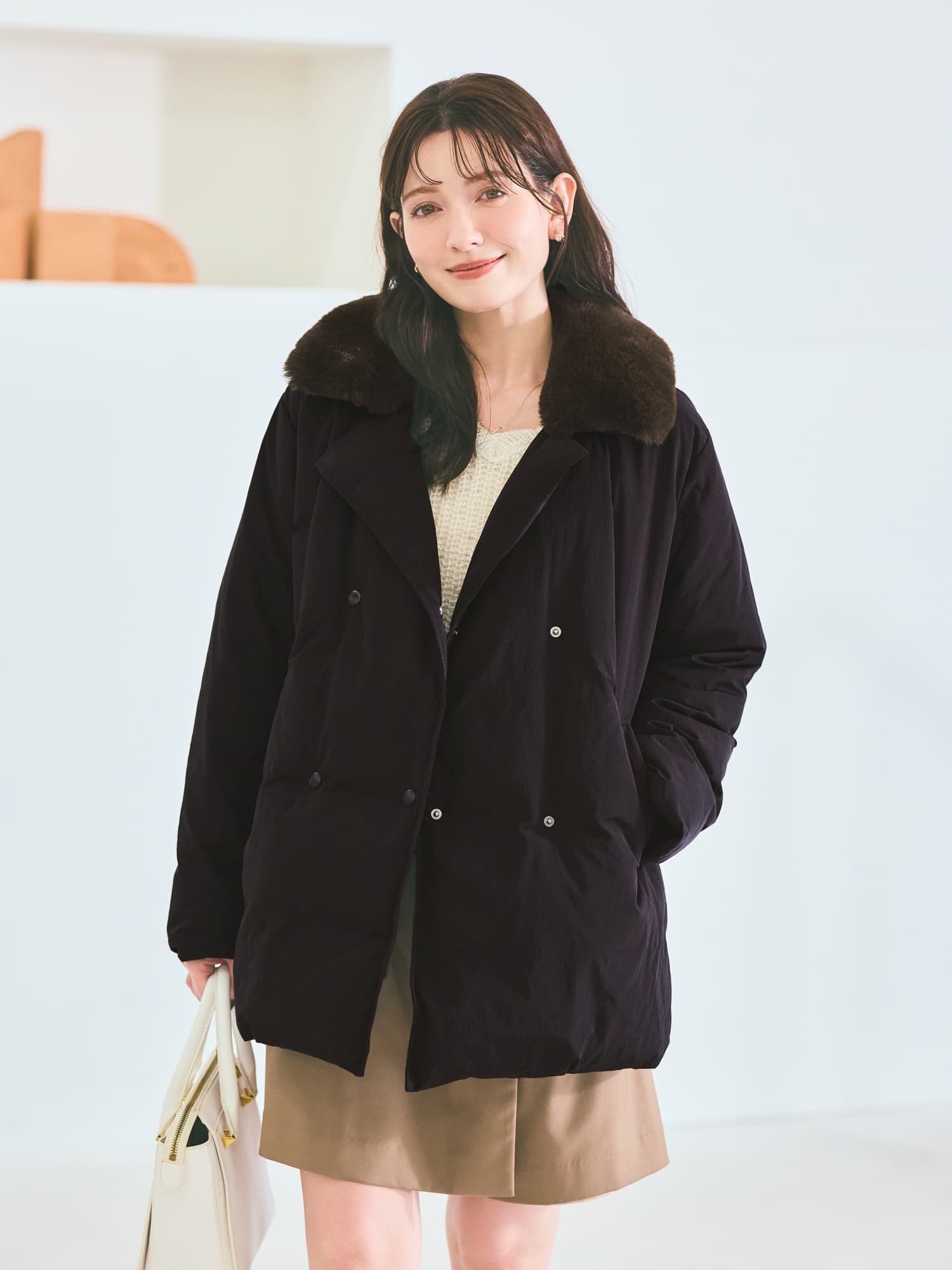 KAWADA FEATHER】2wayカラーダウン | 小柄・低身長女性向け