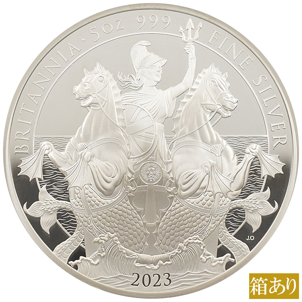 イギリス 2023 チャールズ3世 10ポンド 5オンス 銀貨 NGC PF70UC