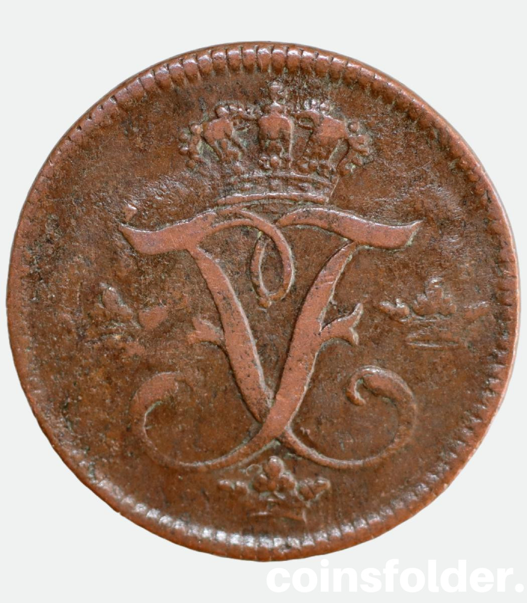 Sweden 1 Öre SM 1750 - Frederick I • Coinsfolder