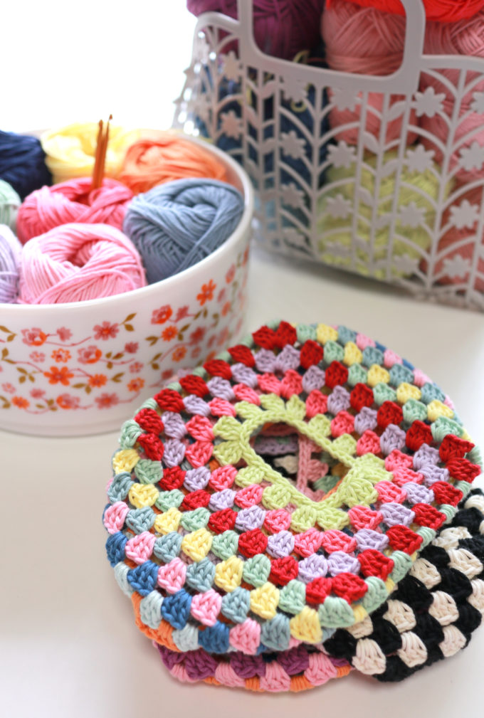 動画・編み図あり】ハーフティッシュボックスカバーの編み方 – My Cup