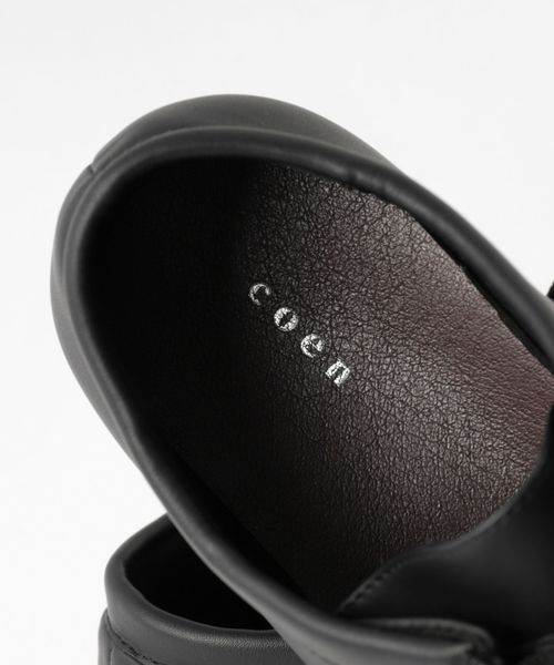 レザーライクモカシンブーツ