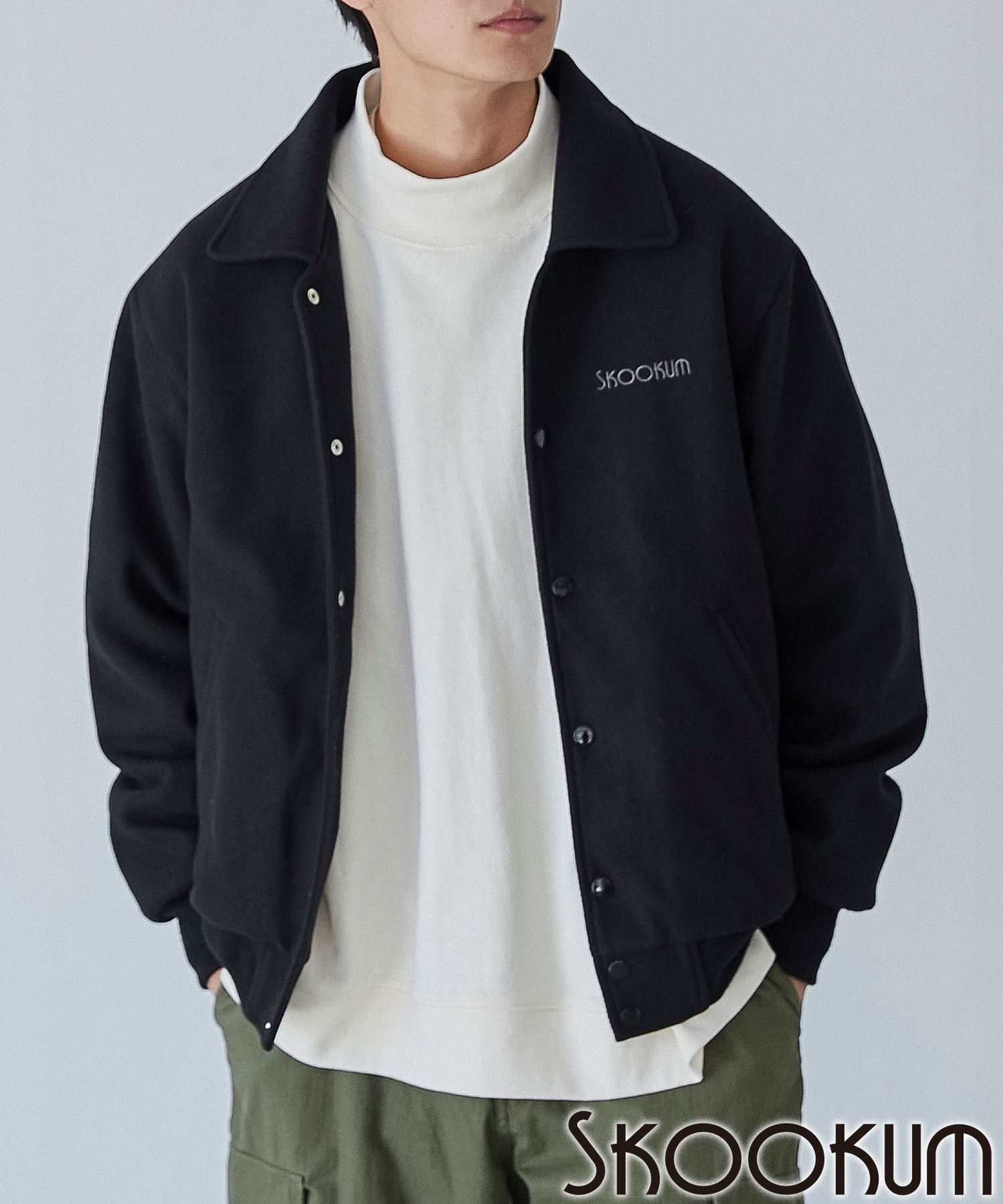 SKOOKUM×coen別注リブスタジャン