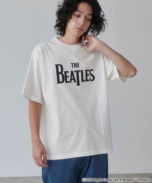 THE BEATLES（ザ ビートルズ）別注ロゴプリントTシャツ（WEB限定カラー）